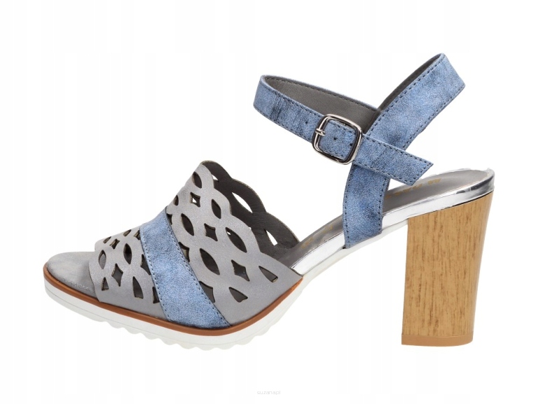 

Szare sandały damskie M.daszyński 1846-8 r37