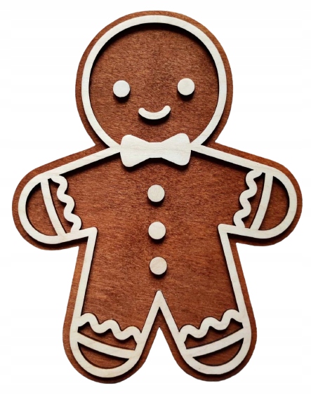 Tabliczka rekwizyt do zdjęć ciastek gingerman sesja świąteczna dekoracje