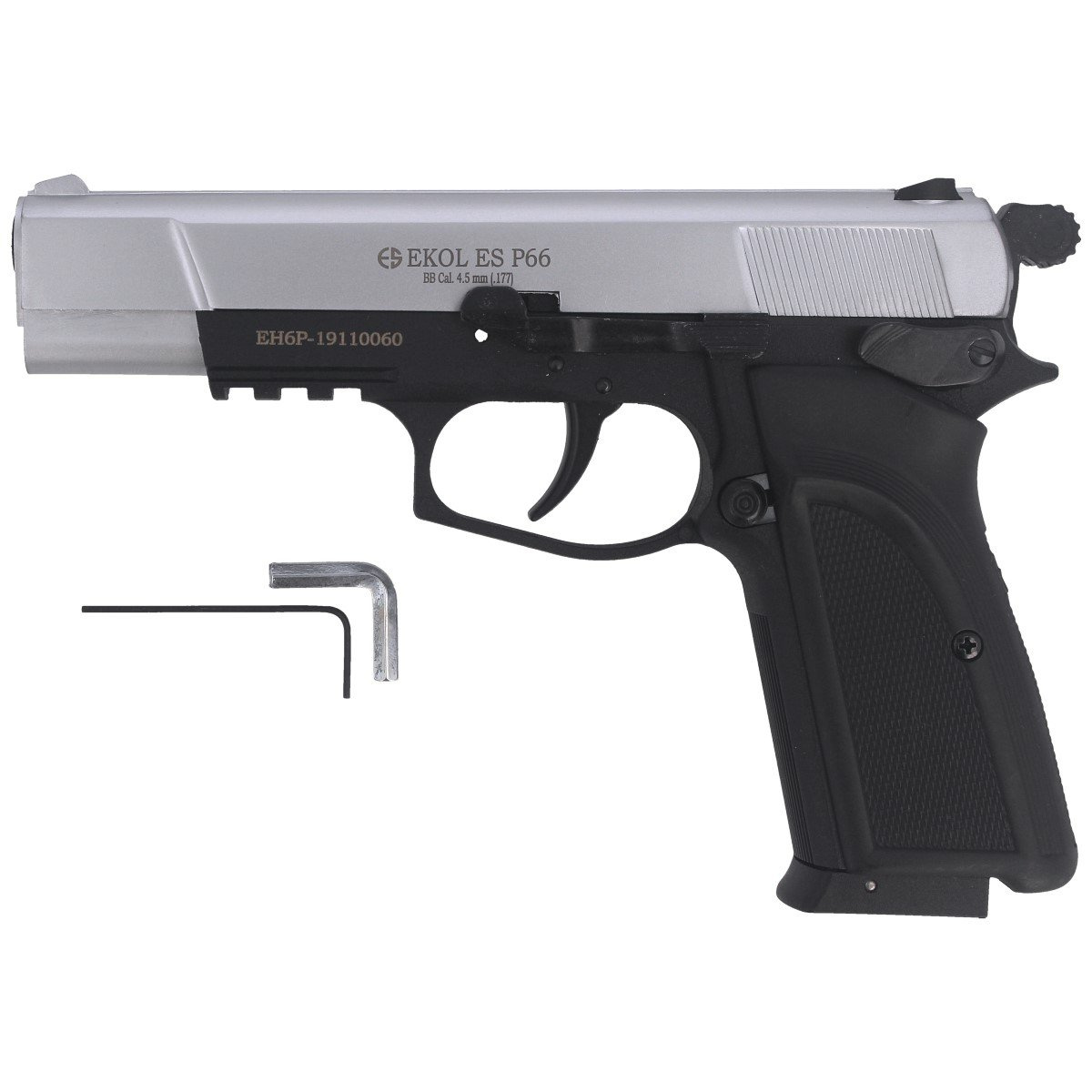 Pistolet wiatrówka Voltran Ekol Es P66 White 4.5 mm