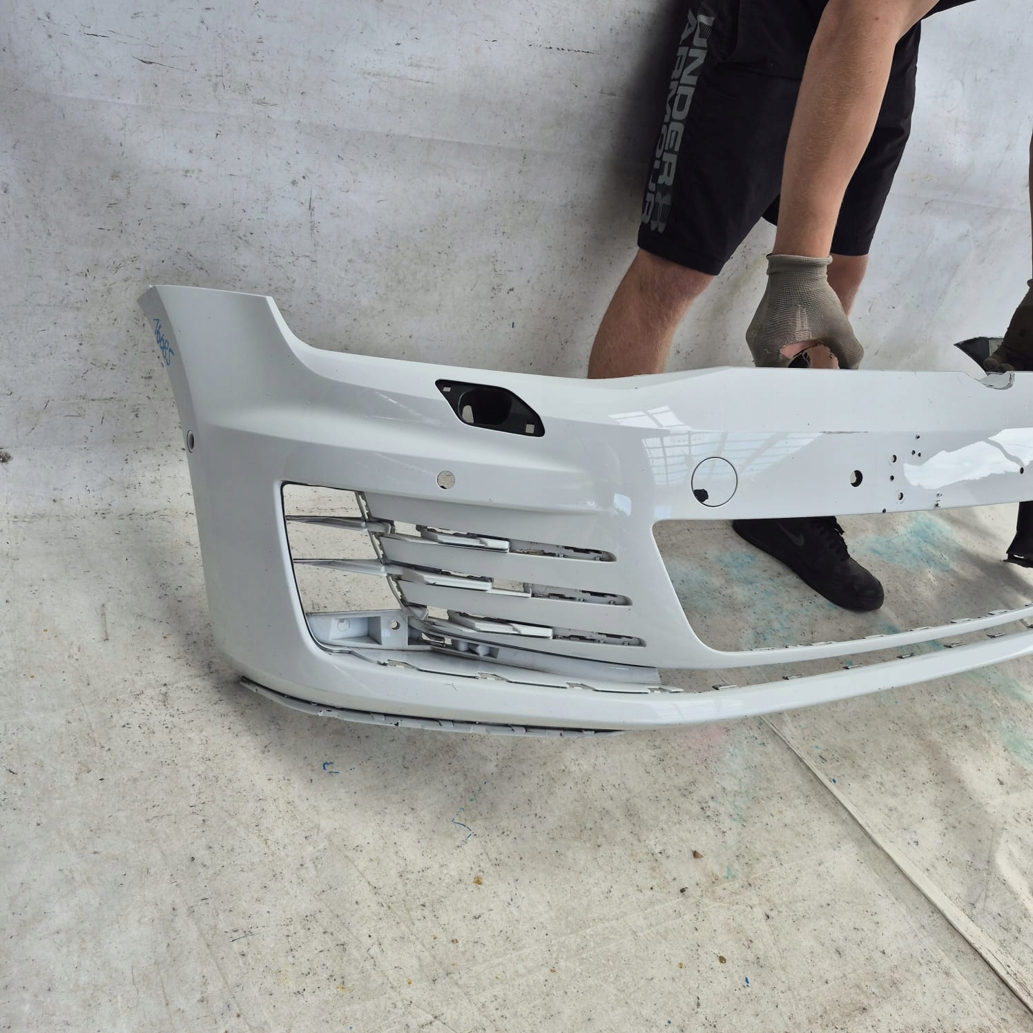 VW GOLF VII 7 GTI 12-16 bumper front front 6XPDC SPR 5G0807221L