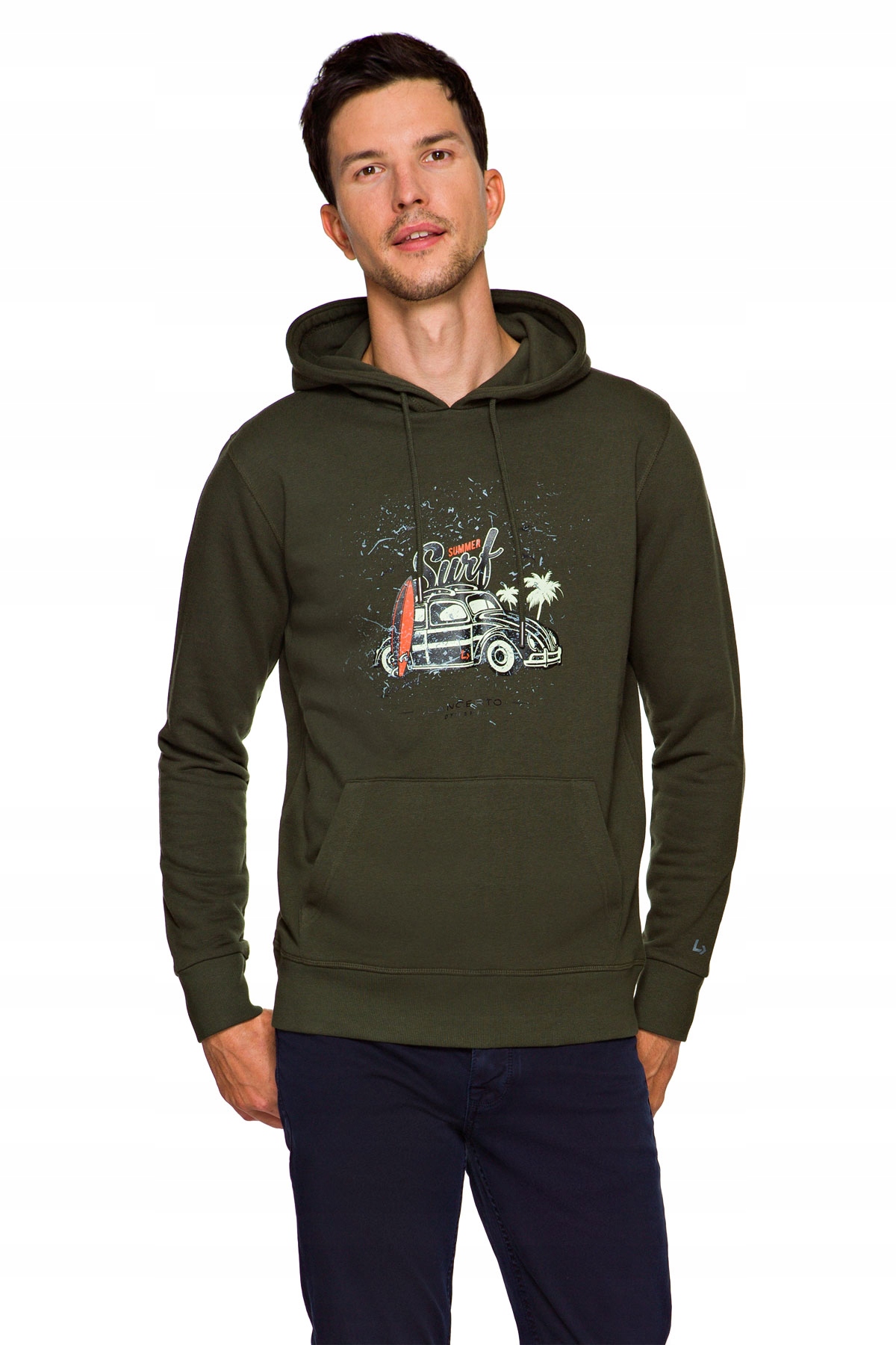 

Bluza Męska Zielona z Kapturem Wilder Lancerto 3XL