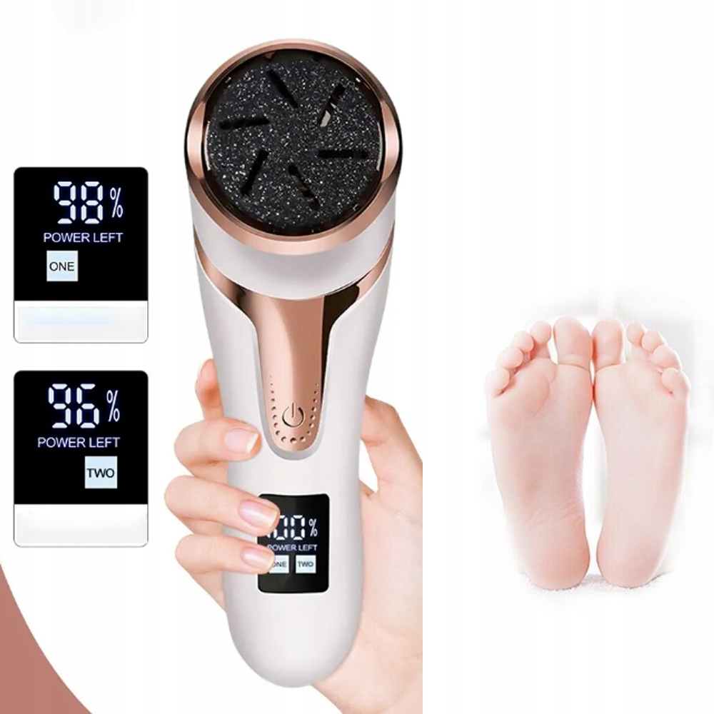 Elektrický Pilník Bruska Na Nohy A Paty, Voděodolný, S Funkcí Vakuového LCD