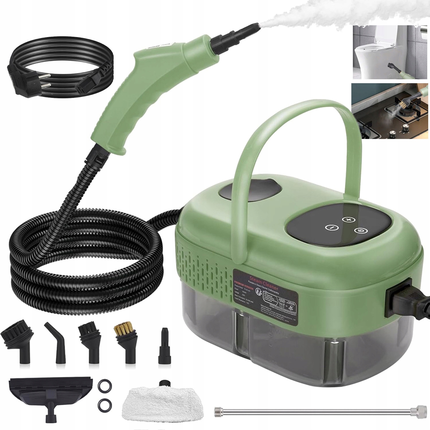 Parní Čistič Vysavač Parní Čistič 2500 W Pro Kompaktní Čištění