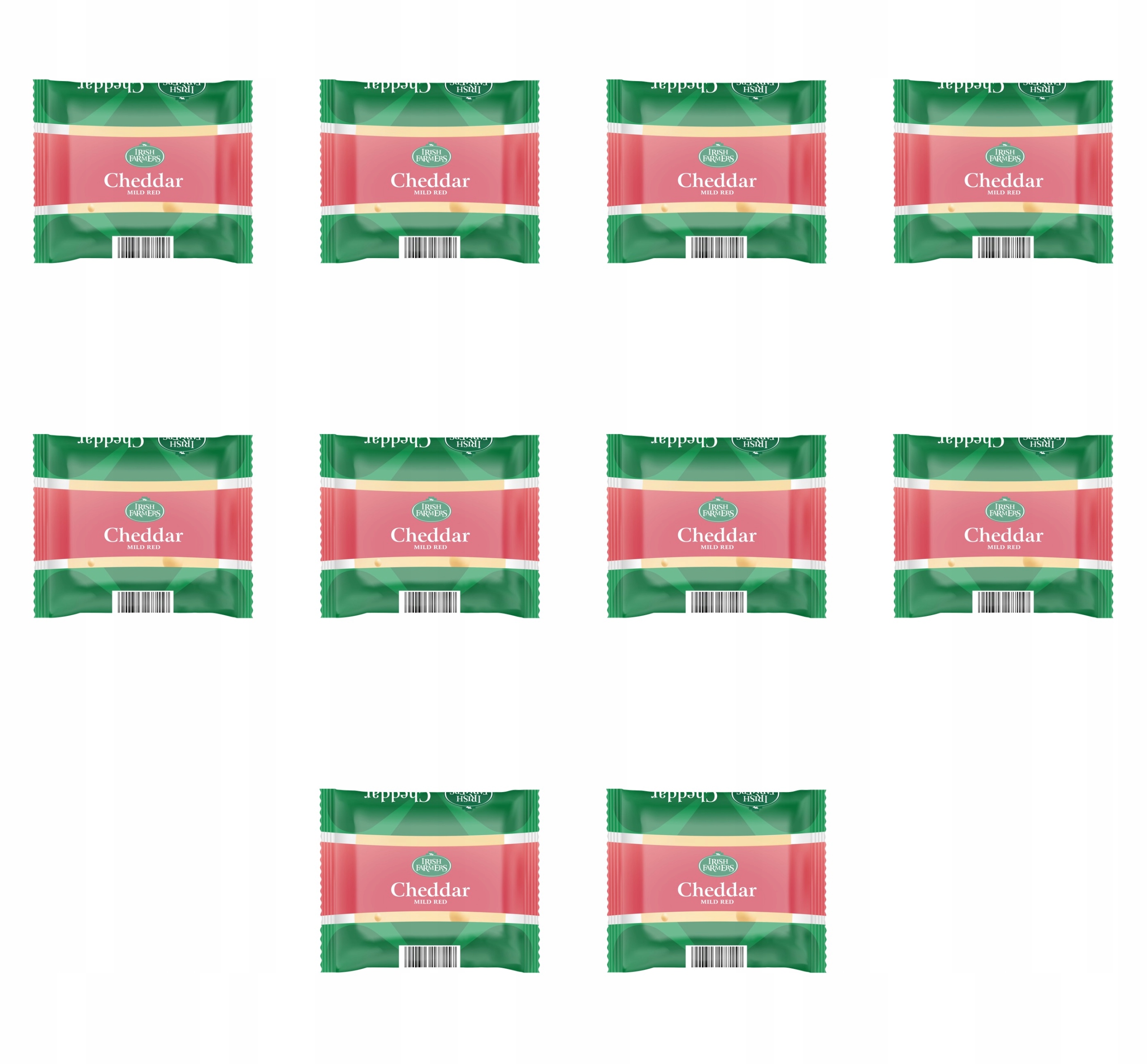 Sýr Cheddar Mild Red Irish Farmers porcovaný 200 g X10