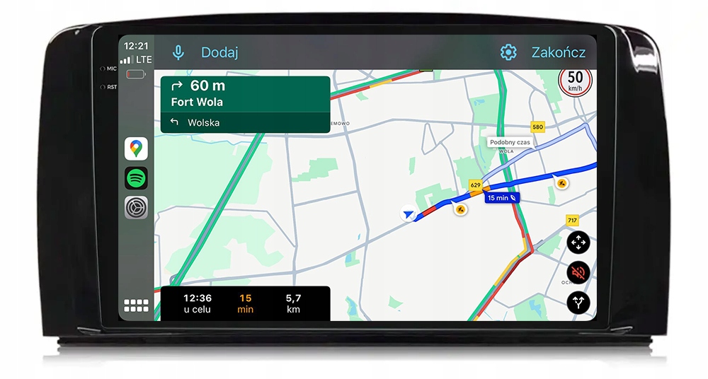 Mercedes R Třída W251 Rádio Navigace Android TS20 12GB/256GB 2K Qled