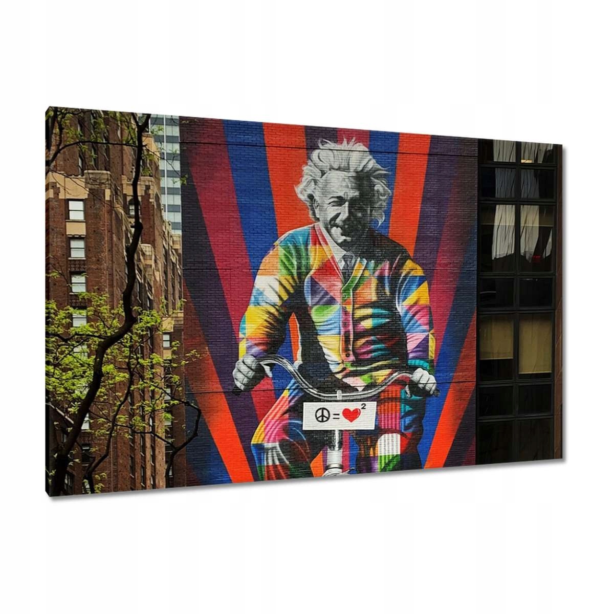 Obrazy 120x80 Albert Einstein Graffiti