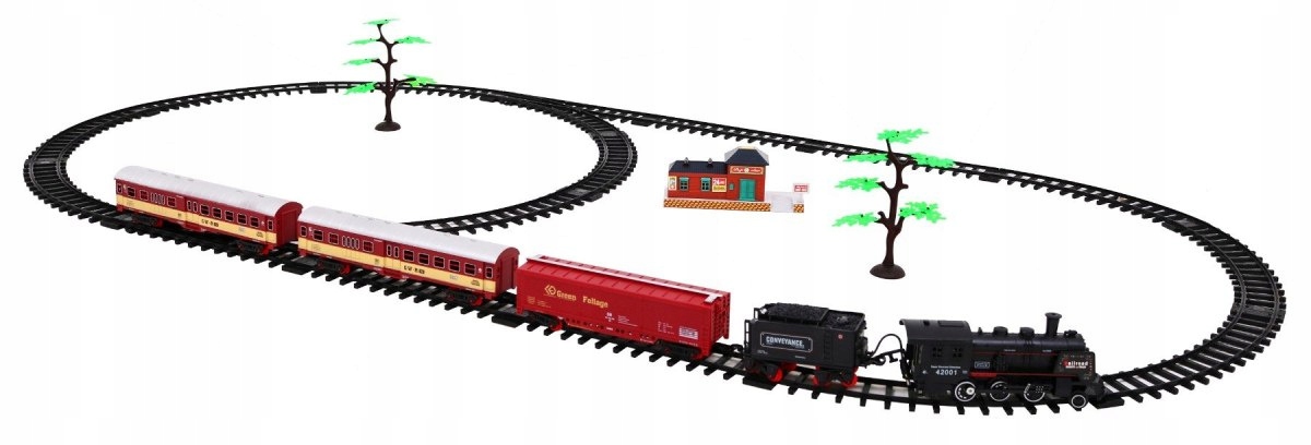 stylizowany Pociąg Elektryczny dla dzieci Lokomotywa długi tor