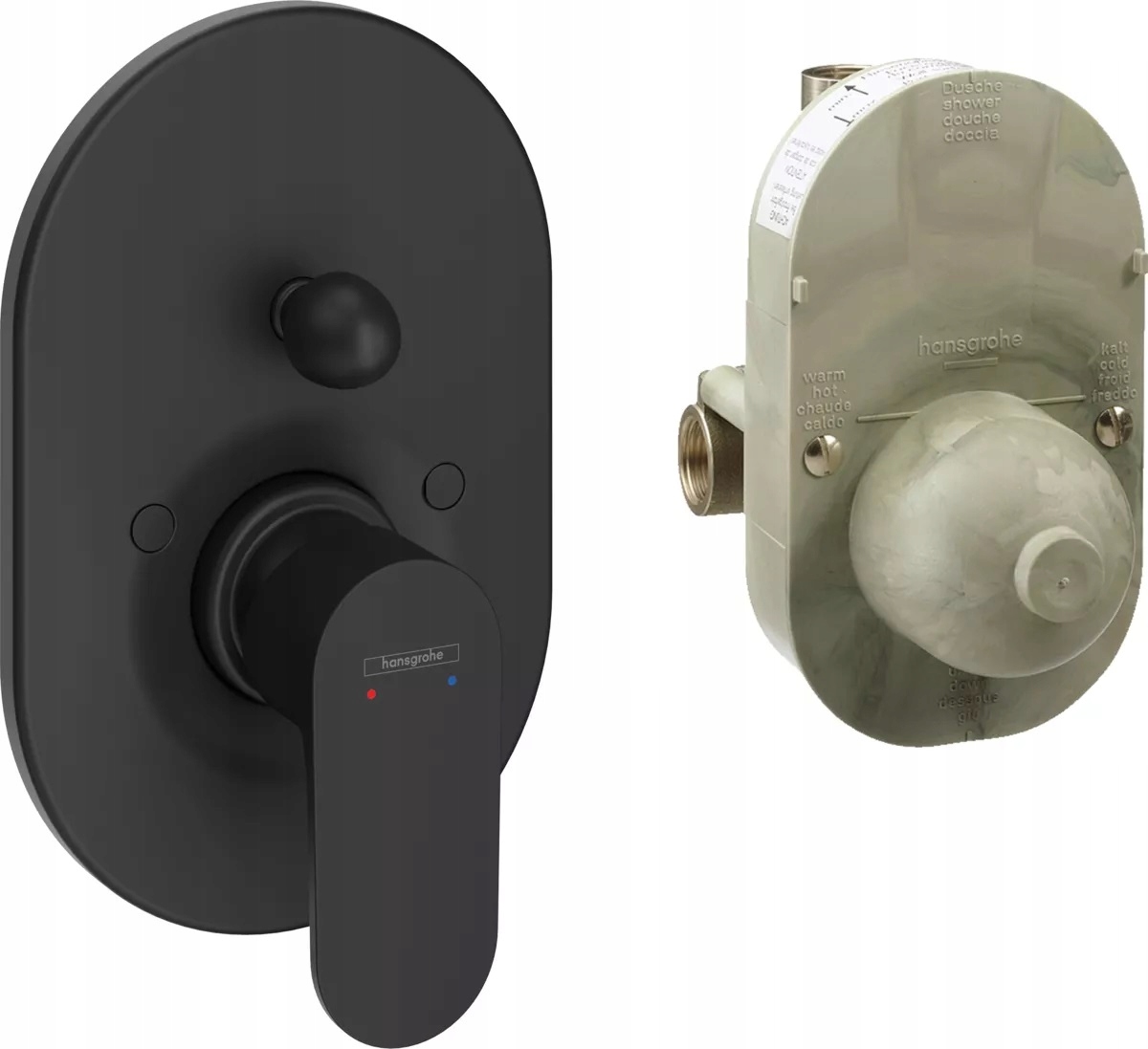 Rebris S Sada podomítkové vanové baterie Hansgrohe 72448670