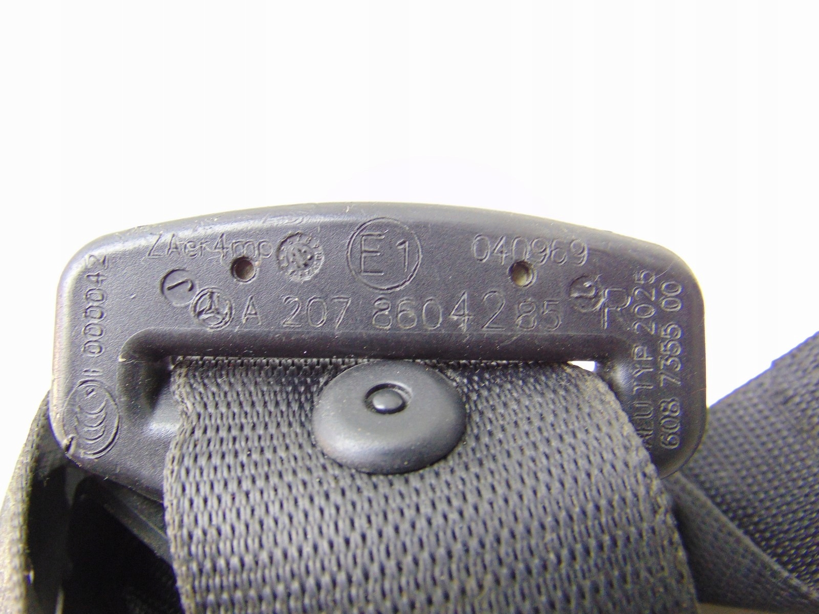 tension belt safety right front front MERCEDES E W207 A2078604285