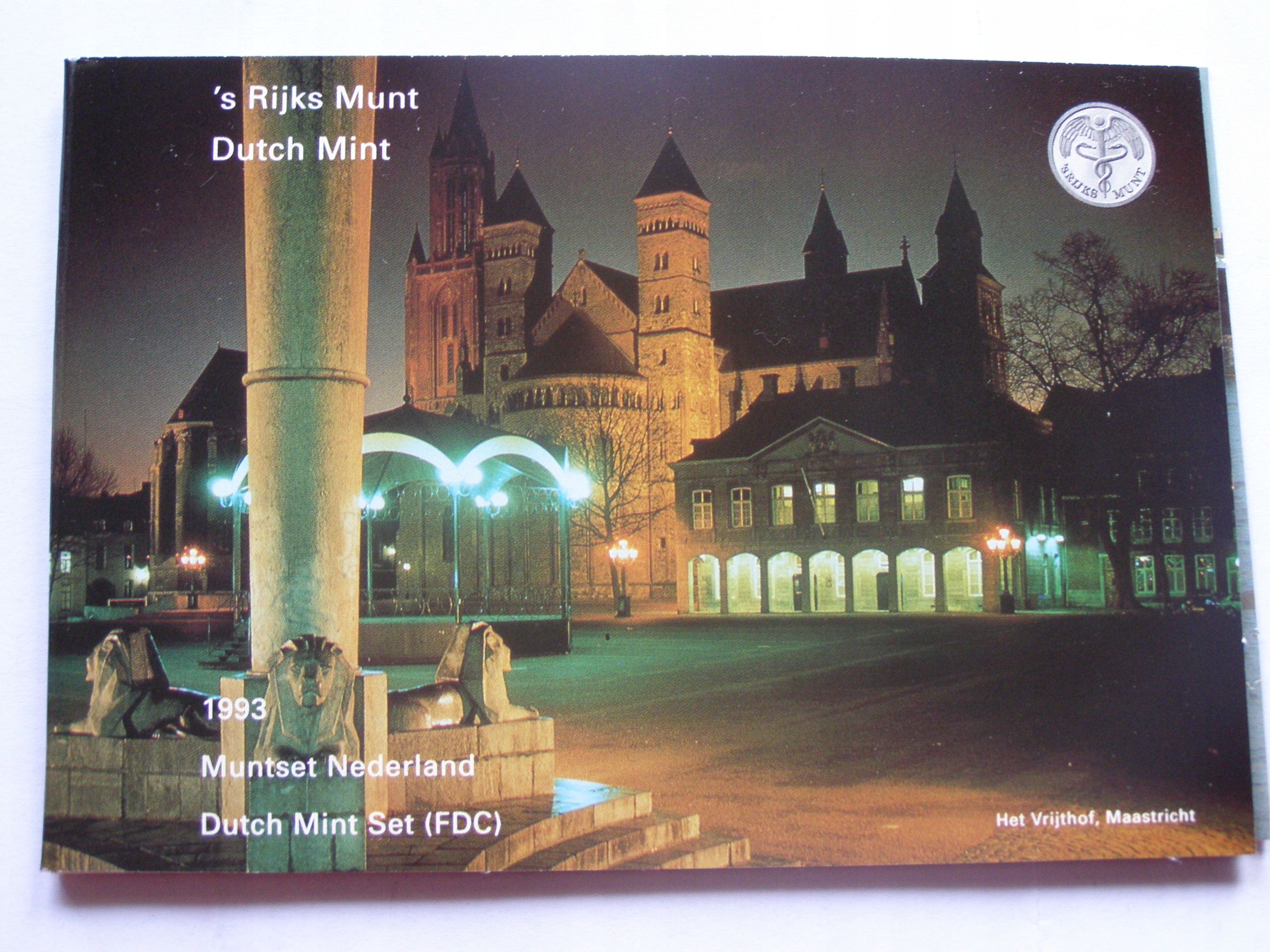 НИДЕРЛАНДЫ МОНЕТНЫЙ ДВОР НАБОР 6 МОНЕТ ЖЕТОН 1993 ГОД