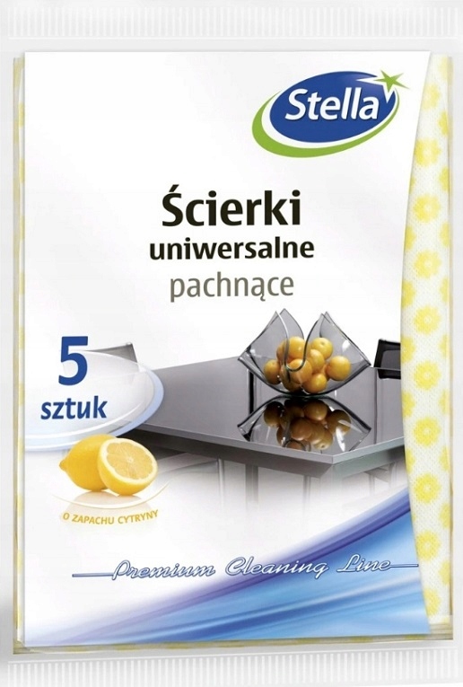 

Stella Ścierki Uniwersalne o Zapachu Cytryny 5szt.