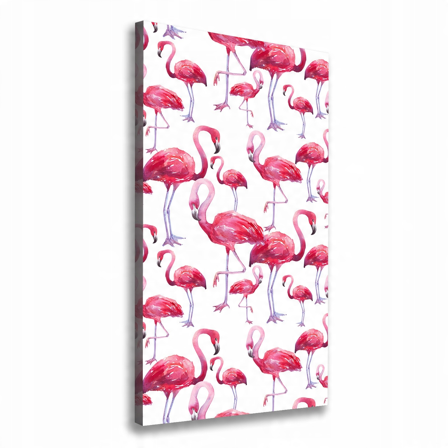 

Foto obraz na płótnie do salonu Flamingi 70x140 cm