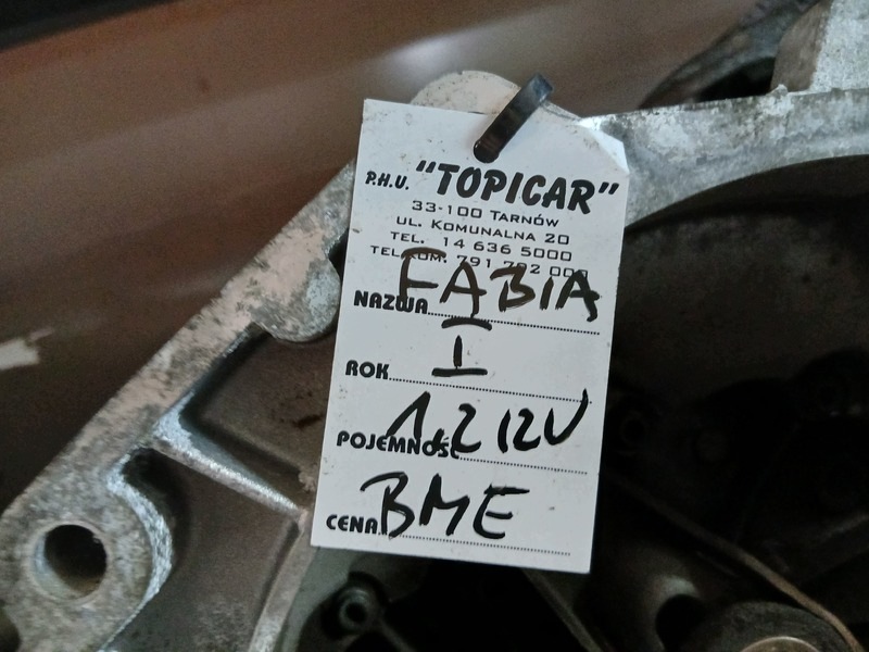 scatola cambio SKODA FABIA e 1.2 12V BME