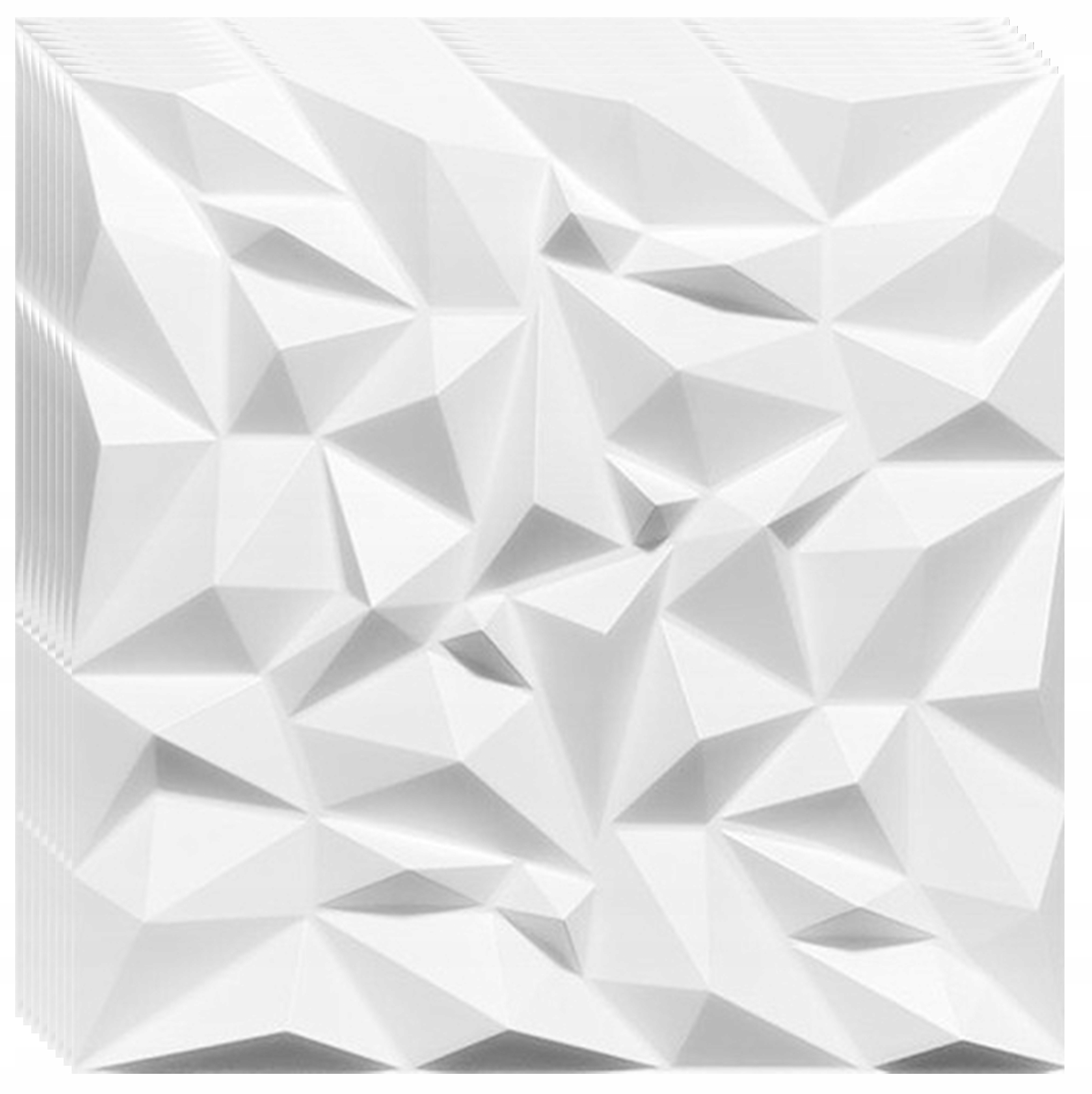 

Białe Kasetony Skała Panele 3D Ametyst piankowe 8x