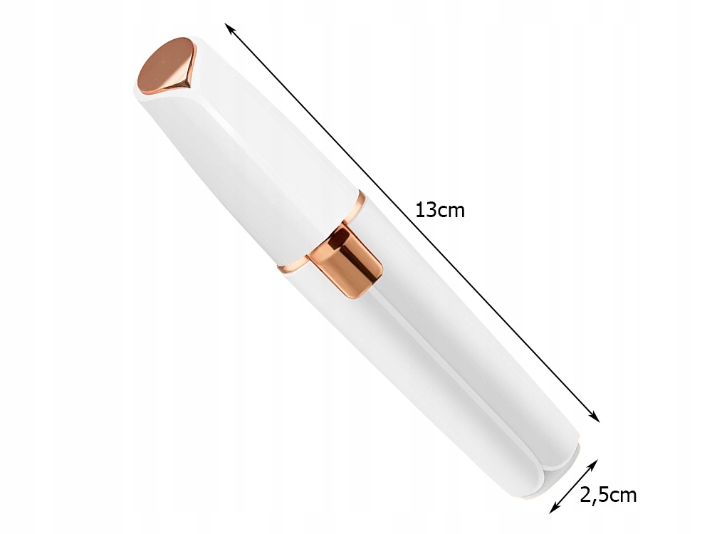 2w1 Elektryczny Trymer Depilator do Brwi Golarka do Twarzy Ciała + Etui Model 001