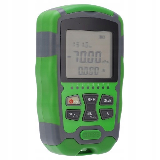 Mini Miernik Mocy Optycznej Tester Lan Mocy Kabla 4W1 Latarka