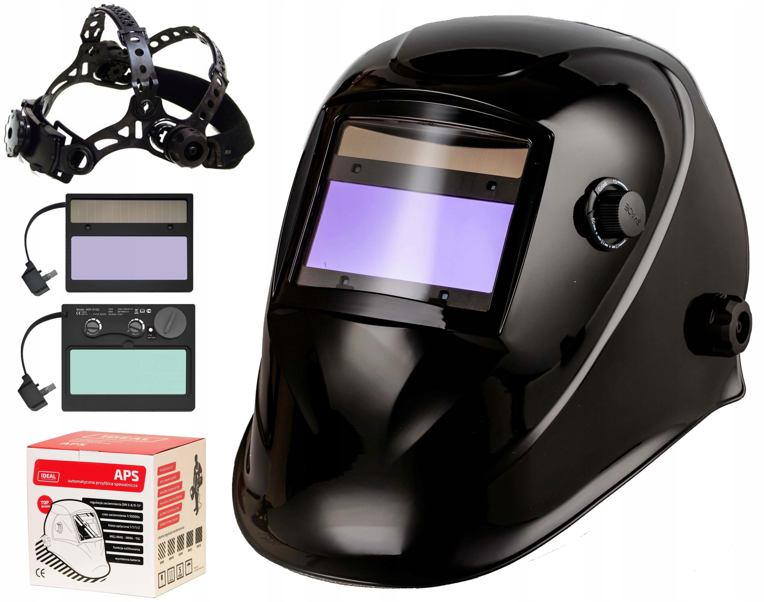 СОЛНЦЕЗАЩИТНЫЙ КОЗЫРЕК IDEAL APS 510 G ЧЕРНЫЙ