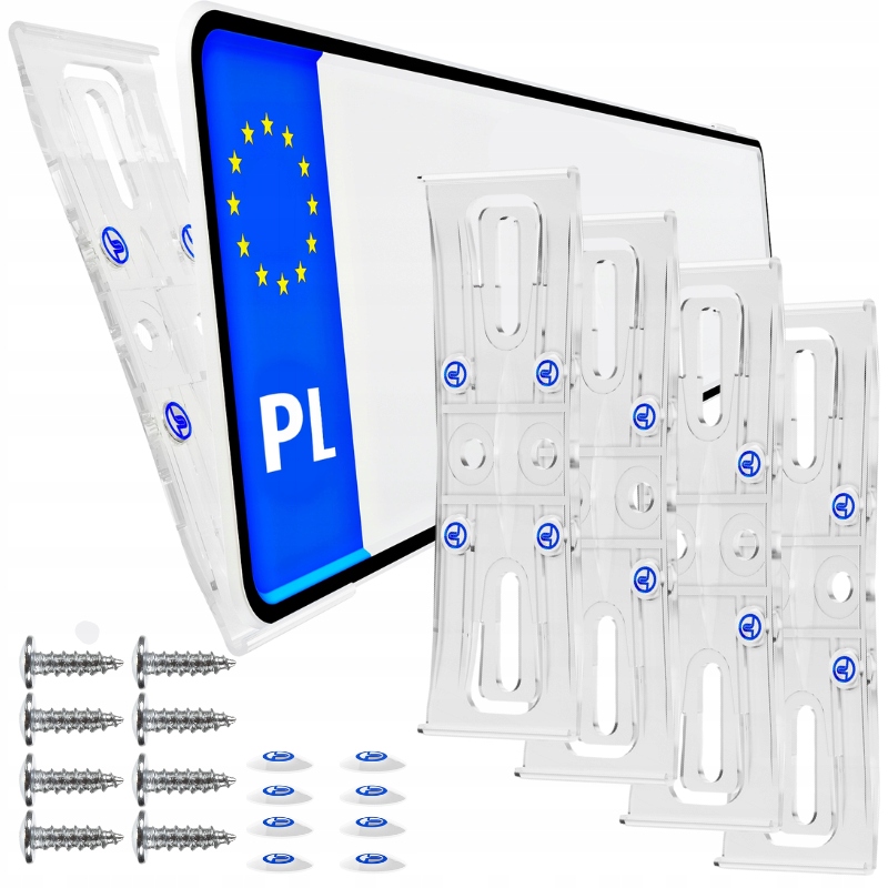 Ramki do Tablicy rejestracyjnej bezramkowe Niewidoczne ramki FrameX Śruby