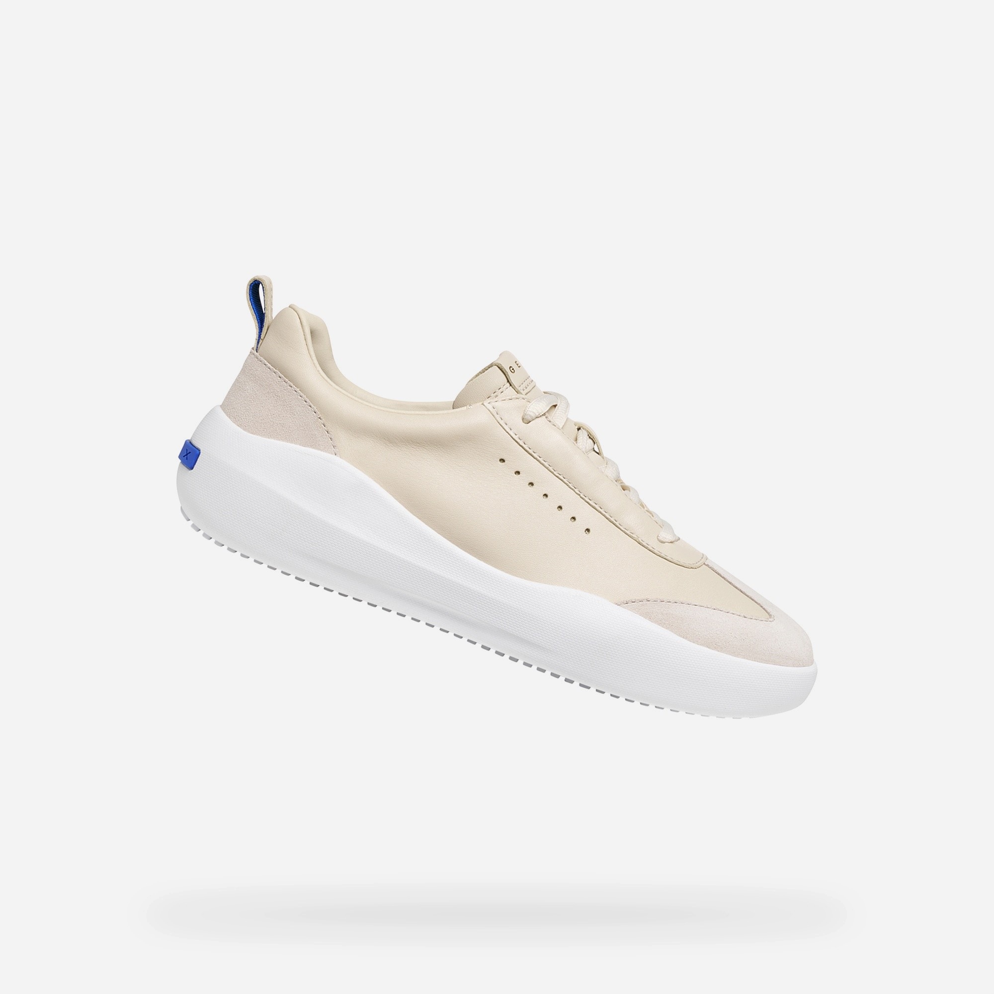 Geox Krémové dámské tenisky Geox Gxcp-02