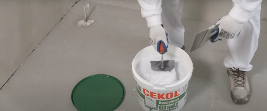 CEKOL F-16 FINISZ 20 KG BEZPYŁOWA GOTOWA DO UŻYCIA GŁADŹ SZPACHLOWA Marka Cekol