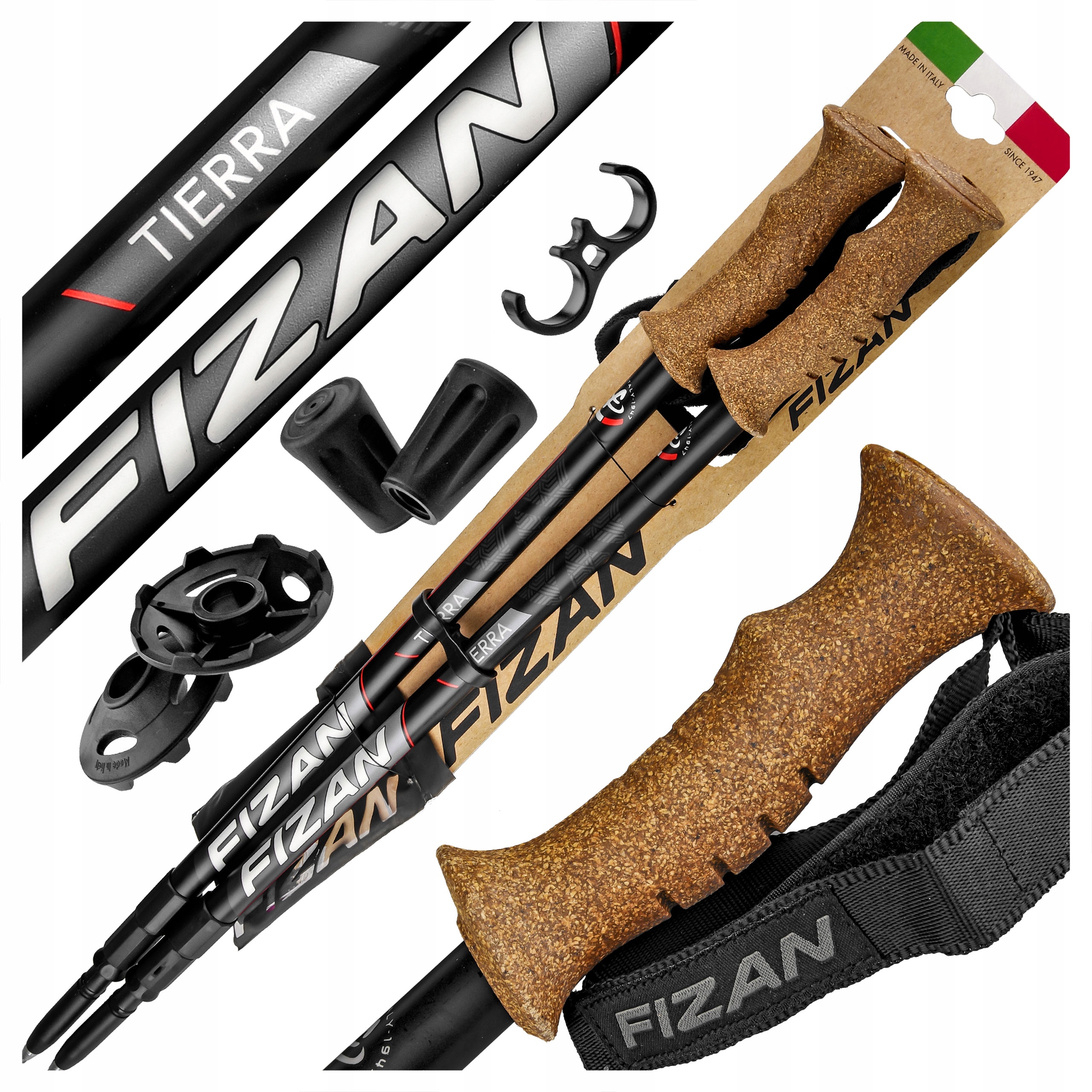 

Kije Trekkingowe Fizan Tierra Grey 63-140 CM