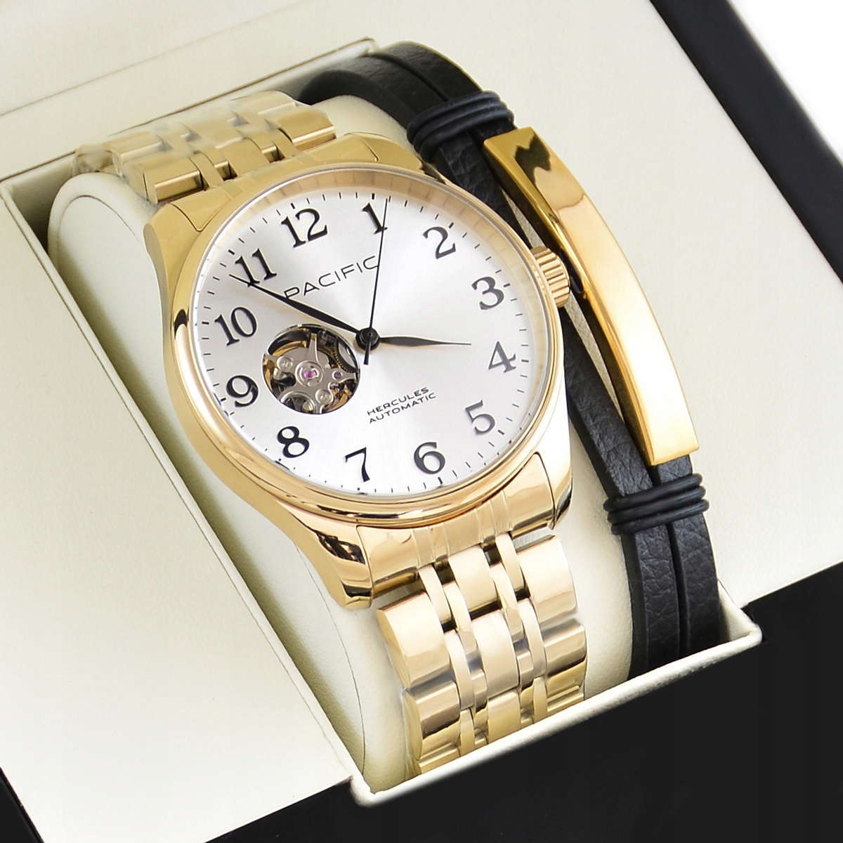 Pánské hodinky Pacific Automatic Seiko NH38 náramek 10ATM