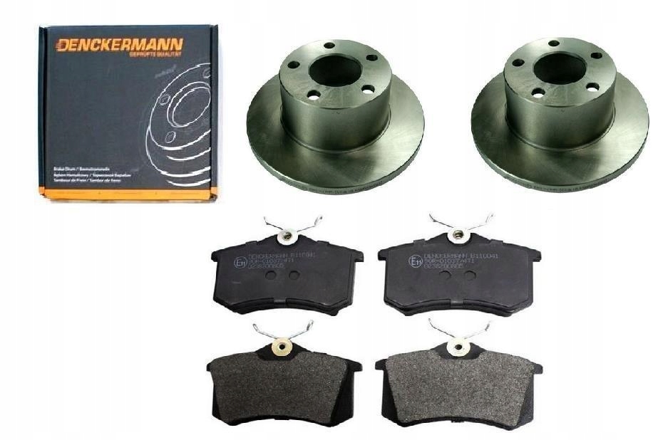 Kotouče Kostky Audi A4 B5 Quattro Zadní 245MM Sada.