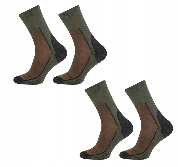 2 Páry Fjord Nansen Ponožky Ponožky Kevlar Antiklíšťové Set 39-42