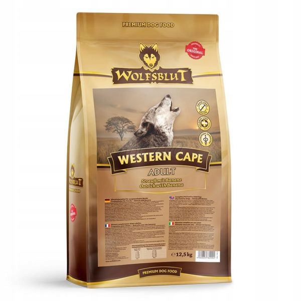 Levně Krmivo pro psy Wolfsblut Western Cape 12,5 kg (pštros)