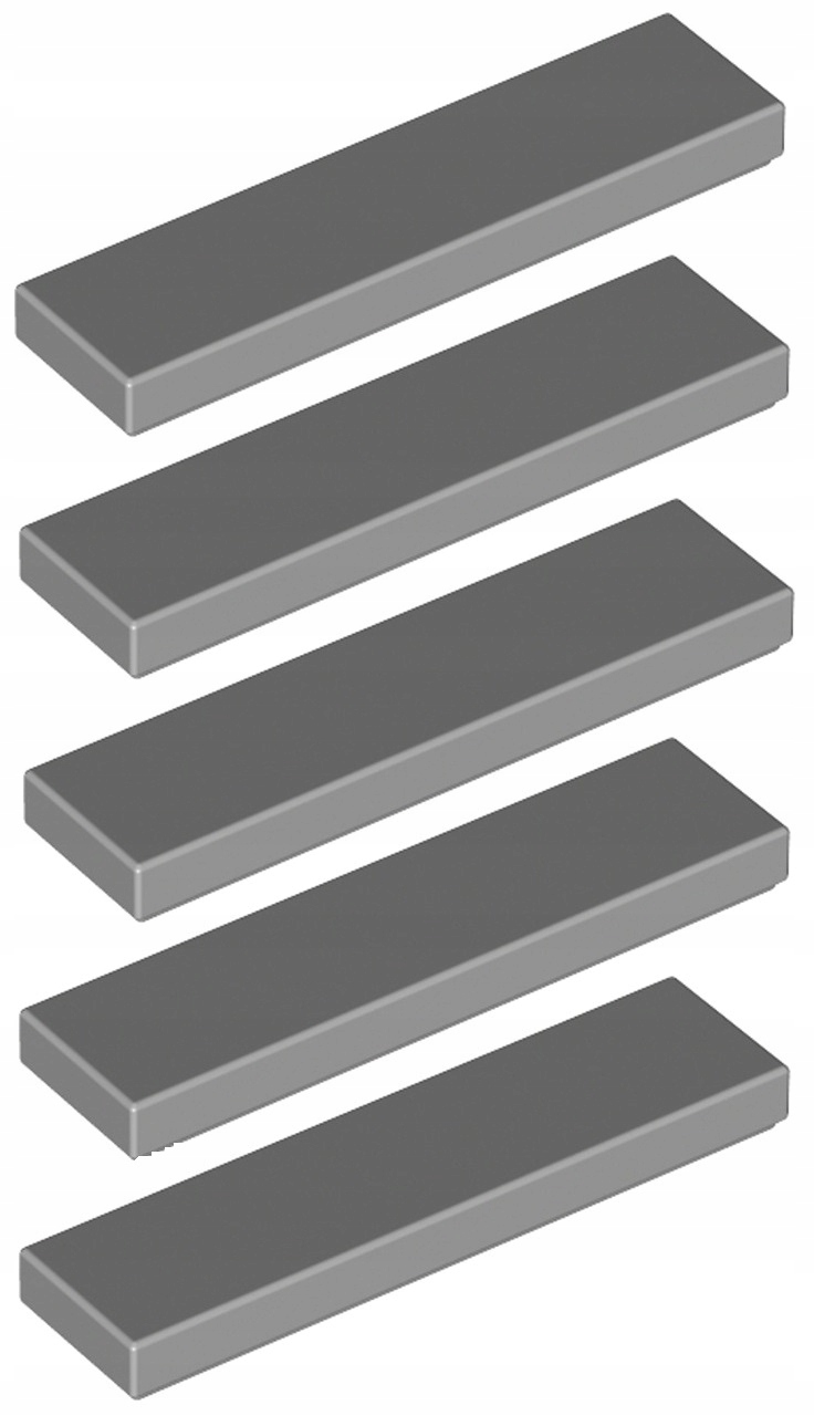 

Lego Płytka Płaska 1x4 J. Szara (2431/4211356) x5