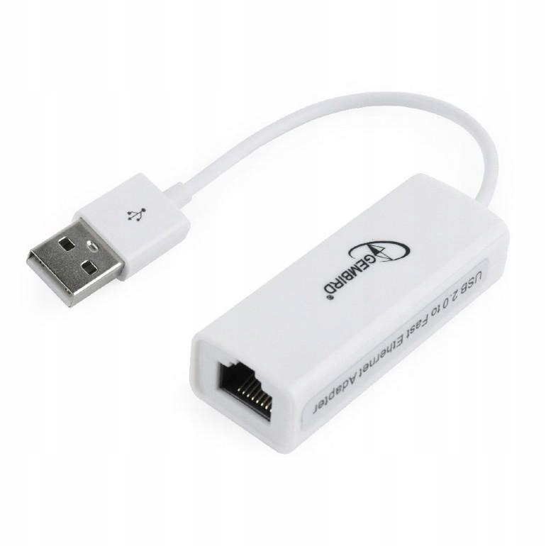 Adapter Karta sieciowa Usb 2.0(M) RJ-45 Lan Gembird