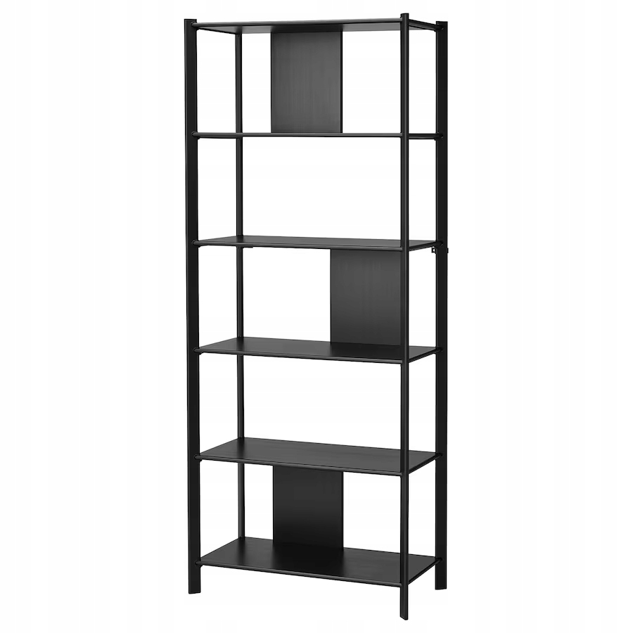 Ikea Jattesta Regál černý 80x195 cm