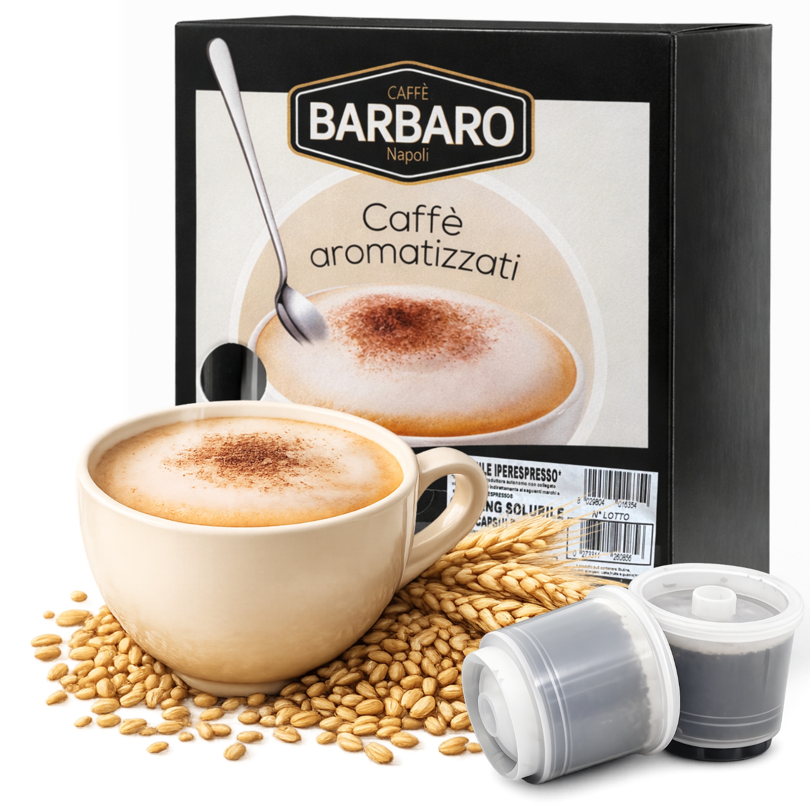 Kapsułki do Illy IperEspresso Kawa Zbożowa Caffè Barbaro Orzo 60 Szt.