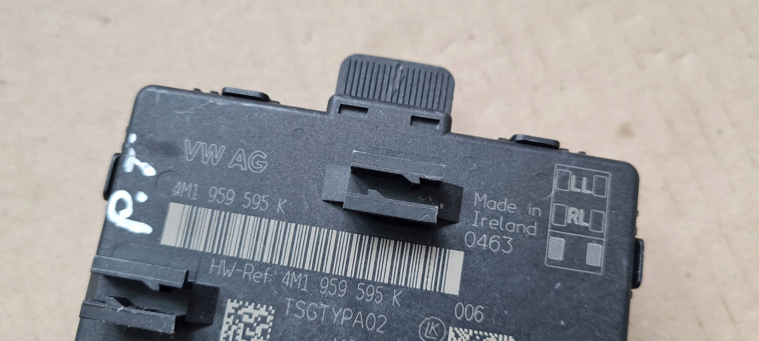 SQ8 4M RSQ8 Q8 module control unit door rear part 4M1959595K A6 C7 Q7