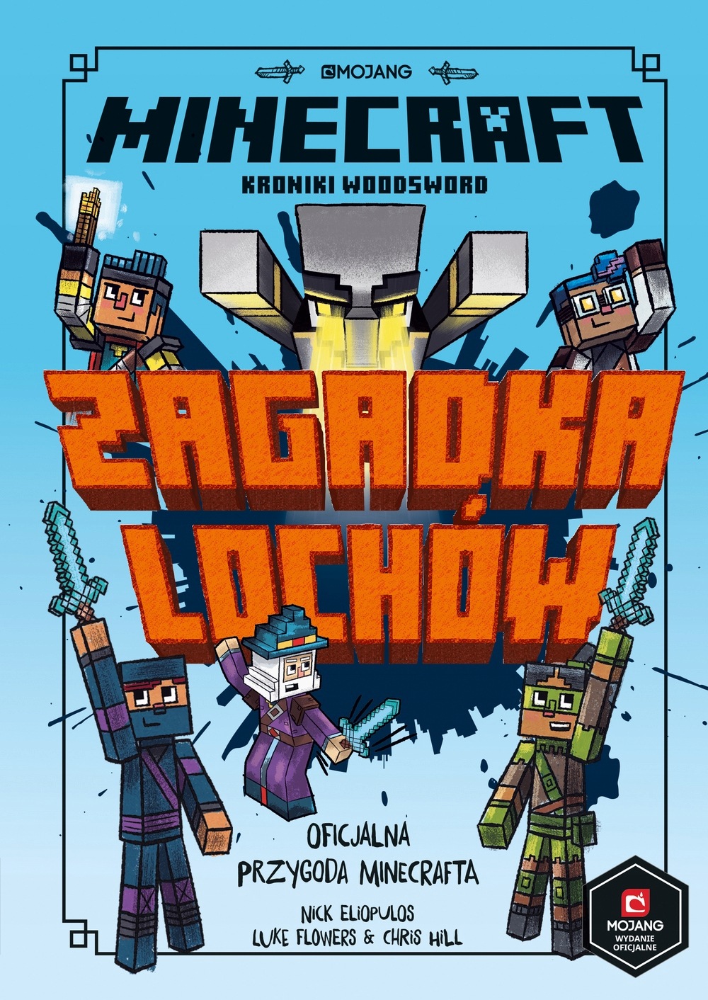 Minecraft Saga Woodsword książka Powieść Oficjalna Przygoda o Grze Pc
