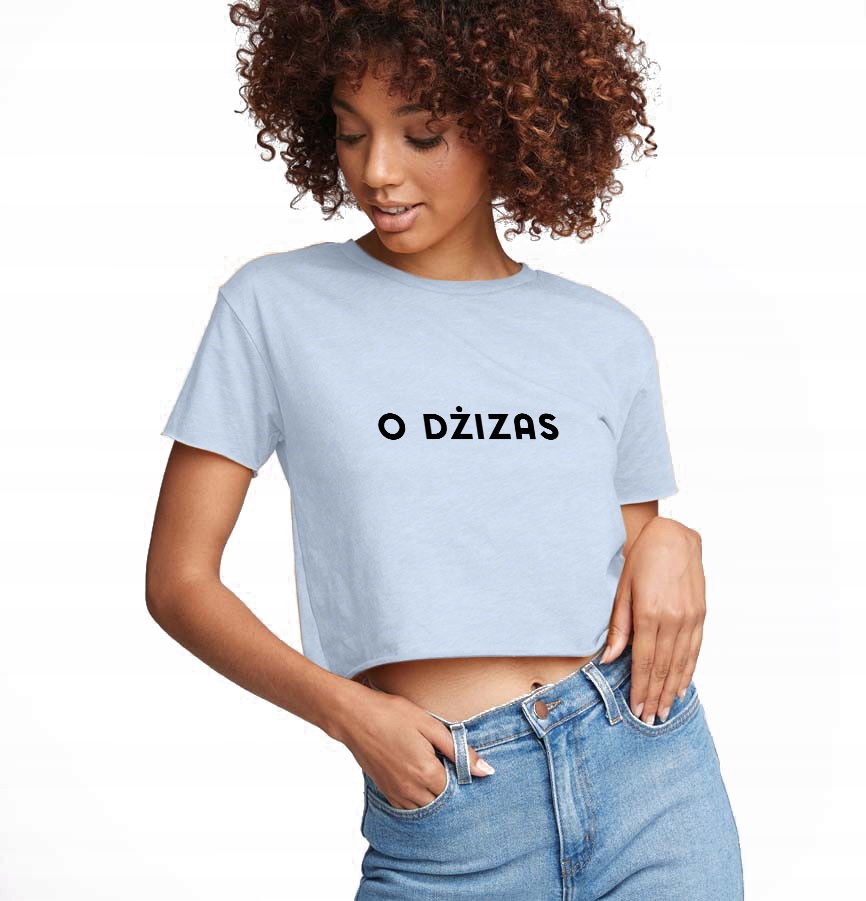 

Koszulka Damska Crop Top Denim L wzór O Dżizas 01
