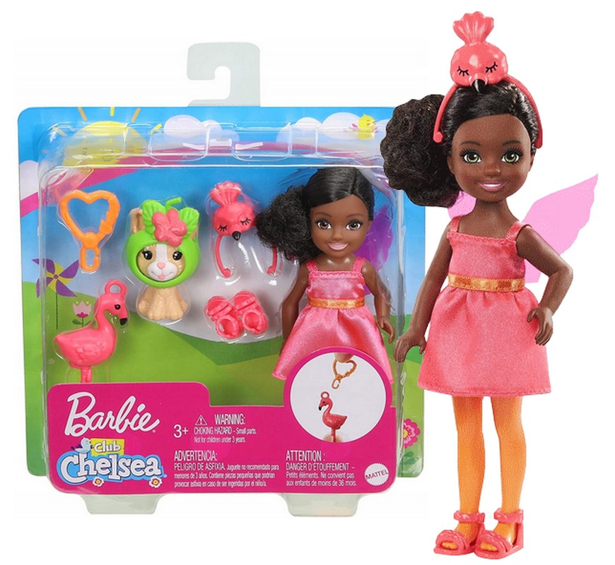 

Lalka Barbie Chelsea Kostium Flaminga GJW30