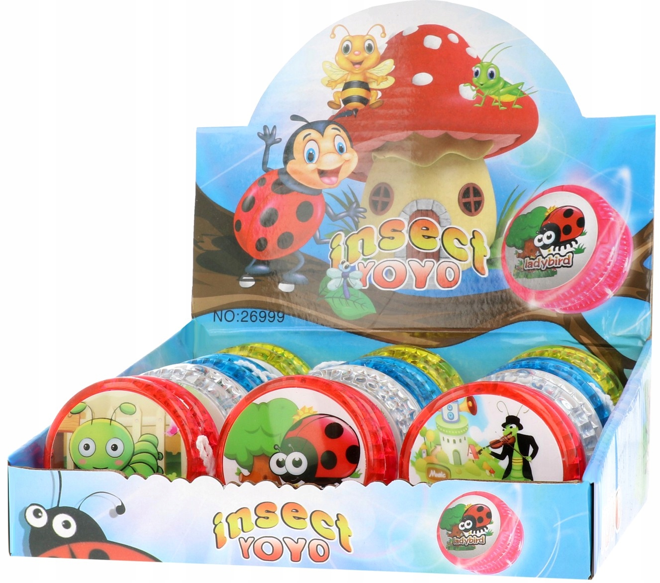 JOJO OWADY DZIEŃ CHŁOPAKA ŚWIECĄCE ZABAWKA LED GRA YOYO ZWIERZAKI Kod producenta 1689