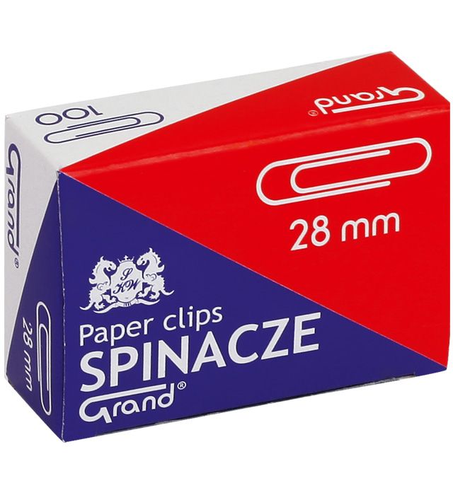 

Spinacze biurowe okrągłe 28mm 100szt