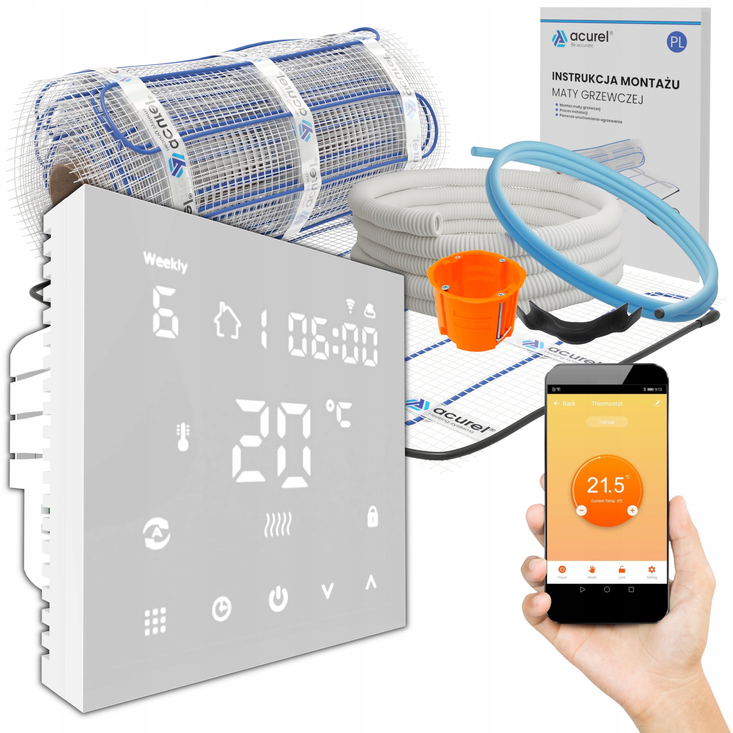 

Sterownik Termostat WiFi 16A Mata Grzewcza 4M2