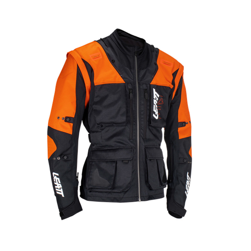 Textilná Motocyklová Bunda Leatt Moto 5.5 Enduro Orange M