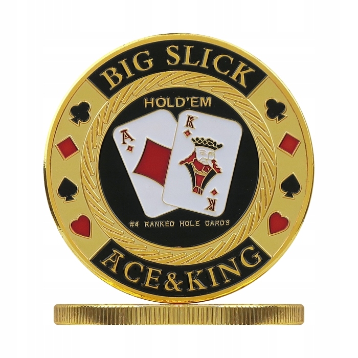 EVERGREEN Poker Card Guard BIG SLICK Strażnik kart