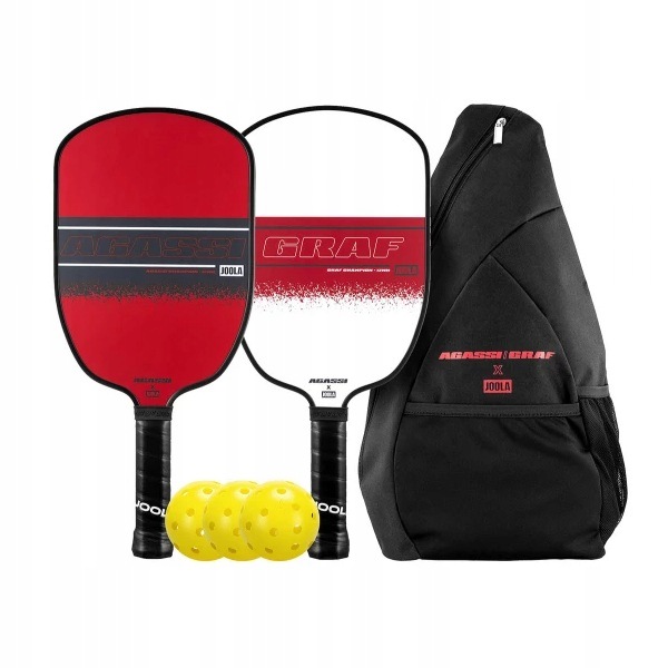 Sada pro Pickleball Joola Agassi Graf Champion 2 Rakety Míčové obal