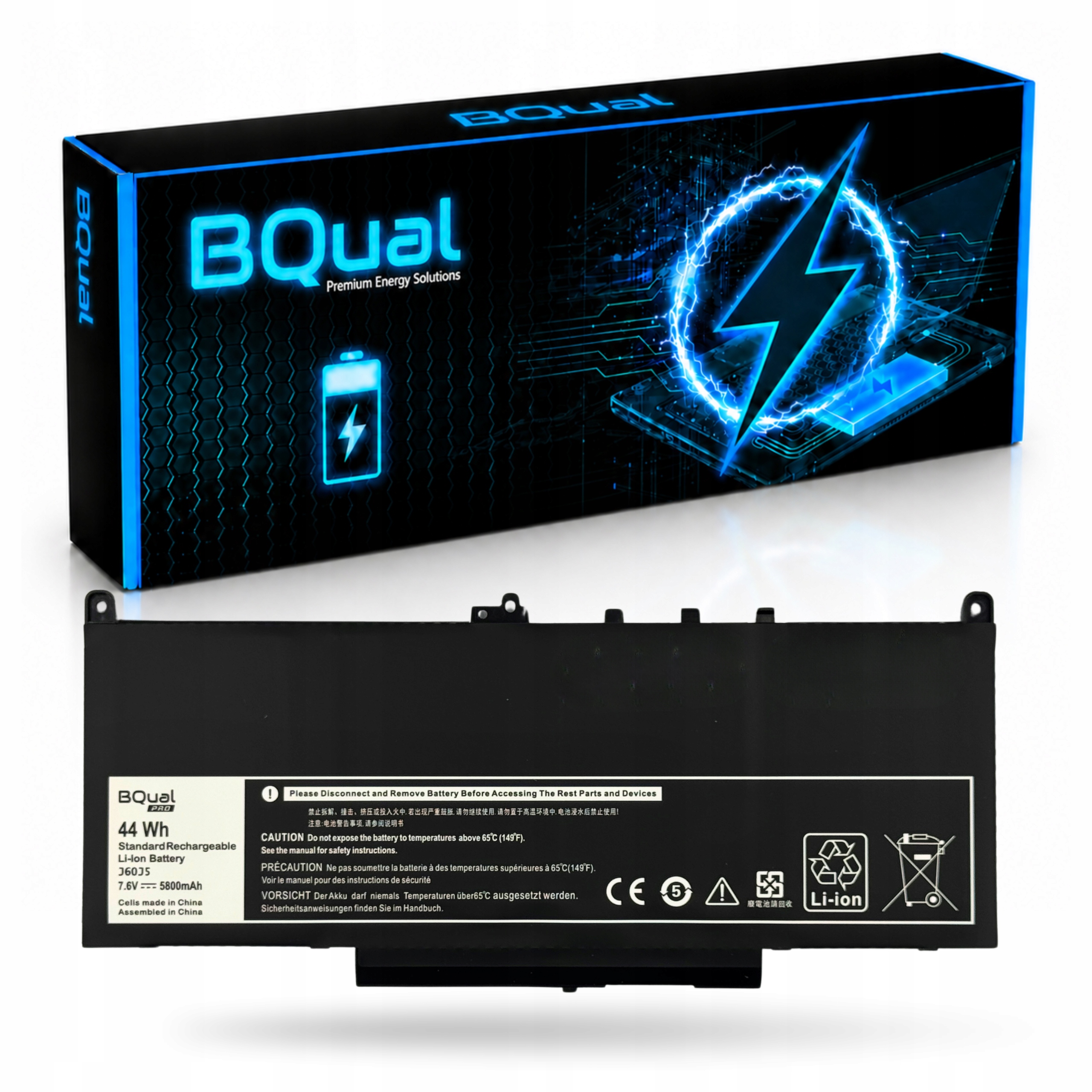 Bateria J60J5 J6OJ5 MC34Y 242WD do laptopa Dell Latitude E7270 E7470 E7260
