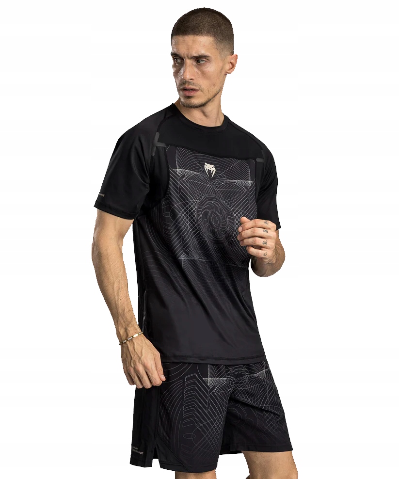Venum Koszulka Techniczna Treningowa G-Fit Dry Tech T-shirt Deep Black/Dese