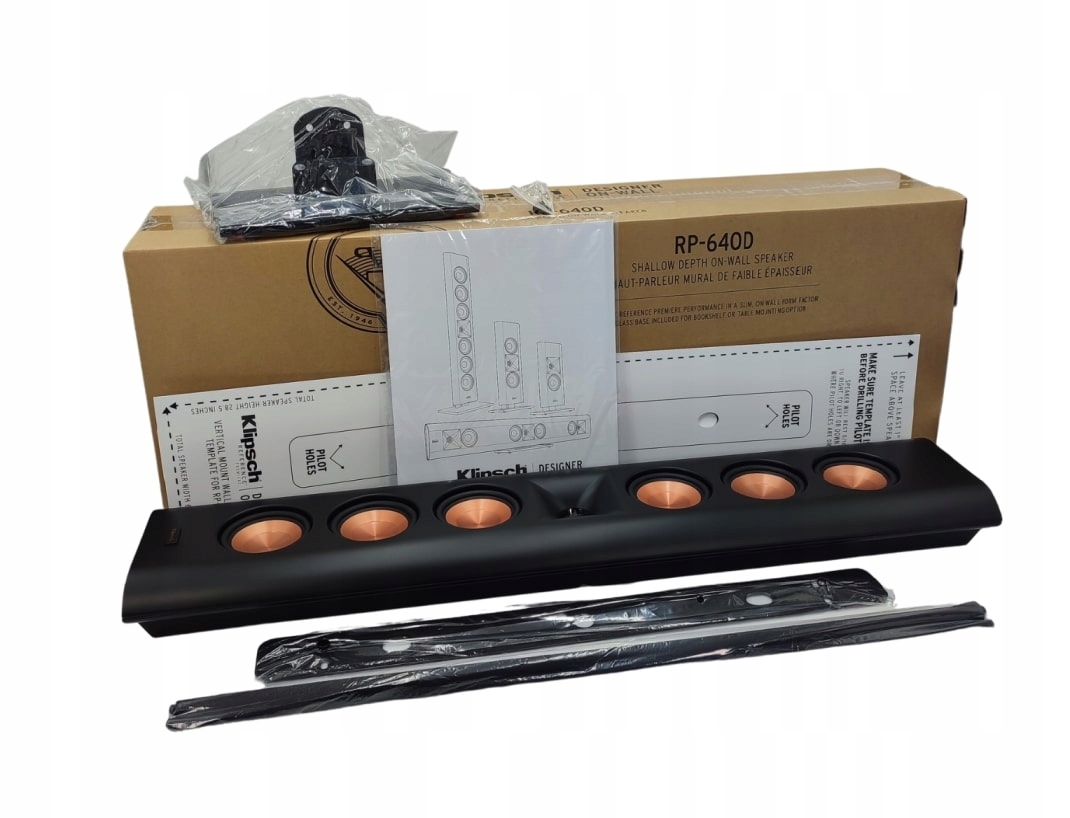 Klipsch RP-640D On-Wall głośnik naścienny Stereo Model RP-640D On-Wall