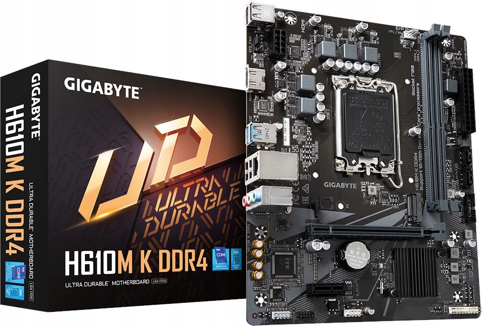 H610M K DDR4 Gigabyte H610M K DDR4 LGA1700