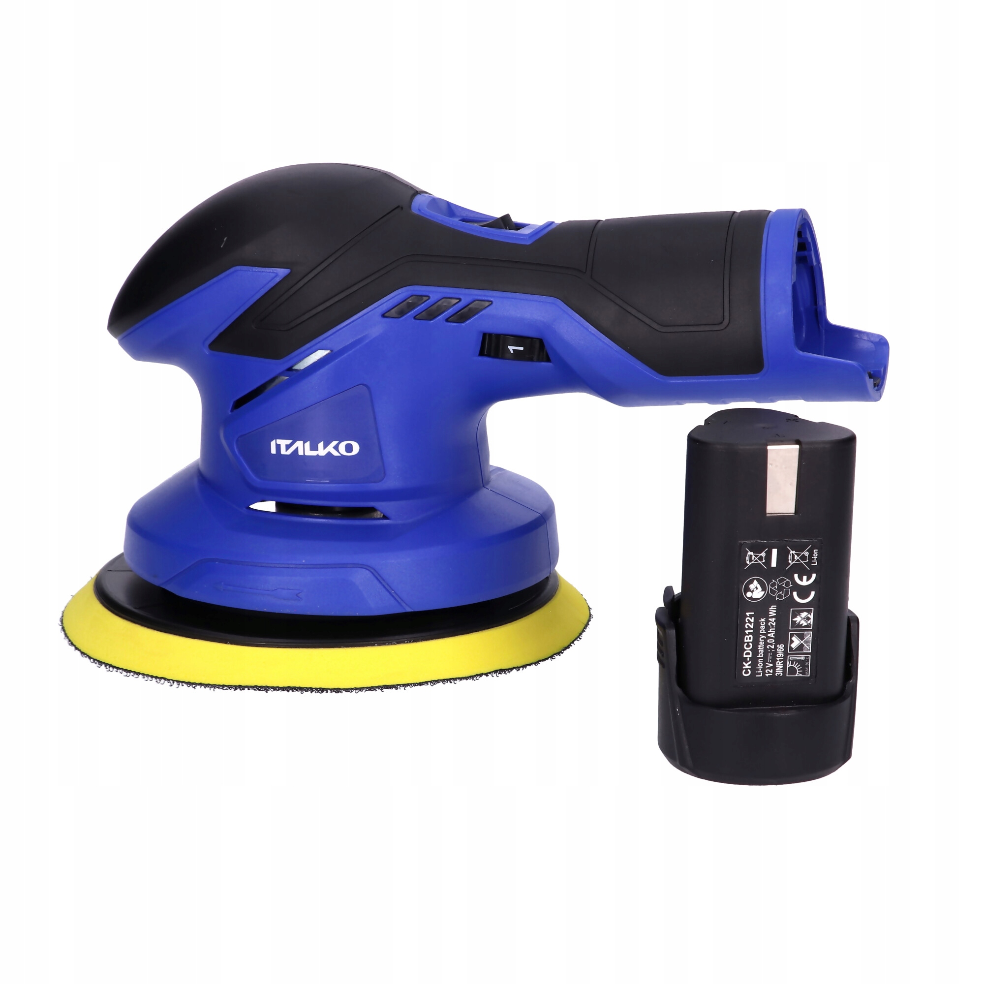 POLERKA AKUMULATOROWA SAMOCHODOWA 12V +GĄBKA 150mm Moc 1 W