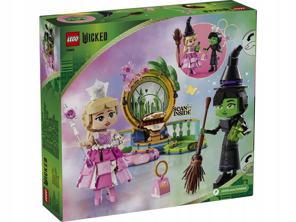 Lego 75682 Wicked Figurky Elphaby a Glindy