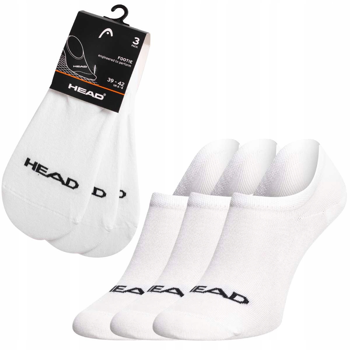 

Head Skarpety Skarpetki Stopki 3P Białe r.43-46